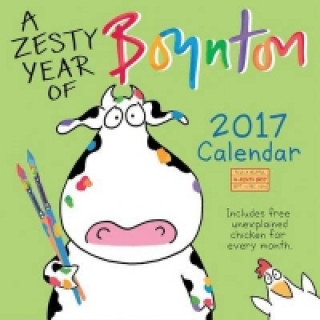 Zesty Year of Boynton Wall Calendar 2017