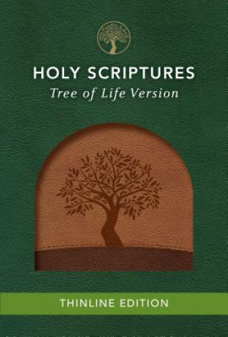 TLV Thinline Bible, Holy Scriptures, Walnut/Brown, Tree Design Duravella