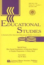 How Social Foundations Of Education Matters Es V38#3