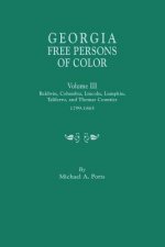 Georgia Free Persons of Color, Volume III