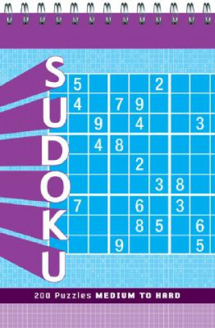 Sudoku Puzzle Pad: Medium to Hard (Zachary Pitkow)(Pierścieniowa)