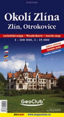 OKOLÍ ZLÍNA ZLÍN OTROKOVICE 1:15 000, 1:100 000