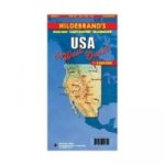 Hildebrand's Urlaubskarte USA West. USA the West. USA l' Quest