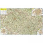 Nástěnná mapa Česko 1:500 000
