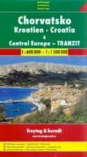 Automapa Chorvatsko a Střední Evropa tranzit 1:600 000