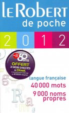 LE ROBERT DE POCHE 2012