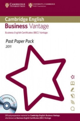 Past Paper Pack for Cambridge English Business Vantage 2011 Exam Papers and Teacher's Booklet with Audio CD