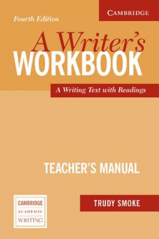Writer's Workbook Teacher's Manual