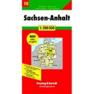 Saxony-Anhalt Sheet 10 Road Map 1:200 000
