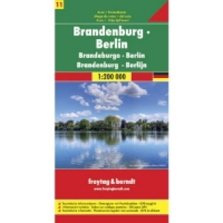 Bandenburg-Berlin Sheet 11 Road Map 1:200 000
