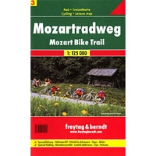 Cyklomapa Mozart Radweg 1:125 000