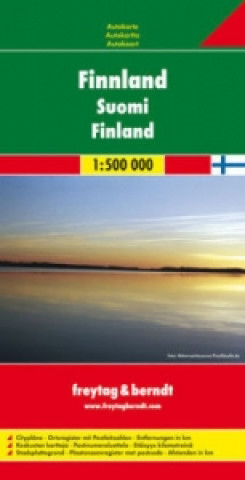 Finland Road Map 1:500 000