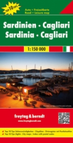 Sardinia - Cagliari Road Map 1:150 000