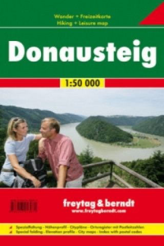 Turistická mapa Donausteig 1:50 000