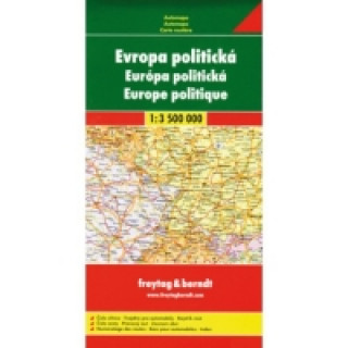 Automapa Evropa politická 1:3 500 000