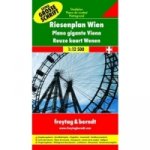 Freytag & Berndt Stadtplan Riesenplan Wien 1:12.500. Plano gigante Viena. Reuze kaart Wenen, Giant map Vienna; Plan géant Vienne; PIanta gigante Vienn