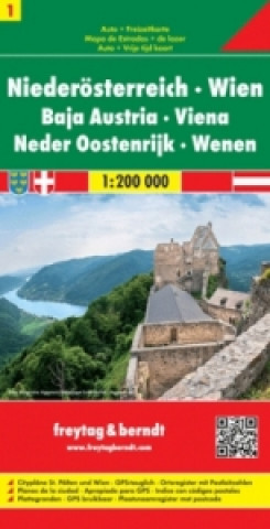 Sheet 1, Lower Austria - Vienna Road Map 1:200 000