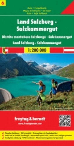 Sheet 6, Federal State Salzburg - Salzkammergut Road Map 1:200 000