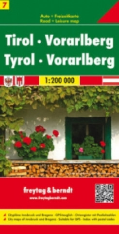 Sheet 7, Tyrol - Vorarlberg Road Map 1:200 000