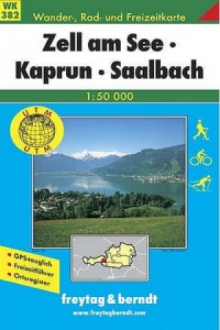 382 Zell am See, Kaprun, Saalbach 1:50 000