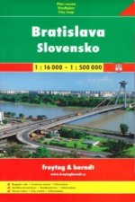 Bratislava + Slovensko / plán 1:16T/500T  FB
