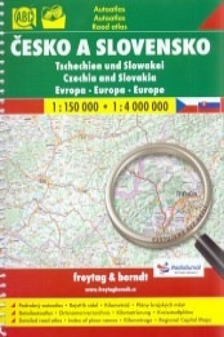 Česko a Slovensko bez brýlí, atlas 1:150 000