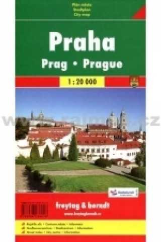 Praha, mapa 1:20 000