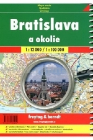 Bratislava a okolie, autoatlas 1:12 000