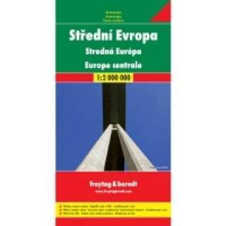 Automapa Střední Evropa 1: 2 000 000