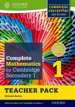 Complete Mathematics for Cambridge Lower Secondary Teacher Pack 1 (First Edition)