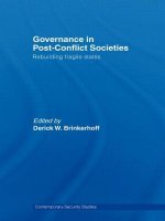 Governance in Post-Conflict Societies