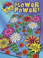 3-D Coloring Book - Flower Power!