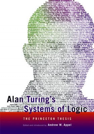 Alan Turing's Systems of Logic