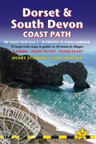 Dorset & South Devon Coast Path Trailblazer British Walking Guide to South West Coast Path