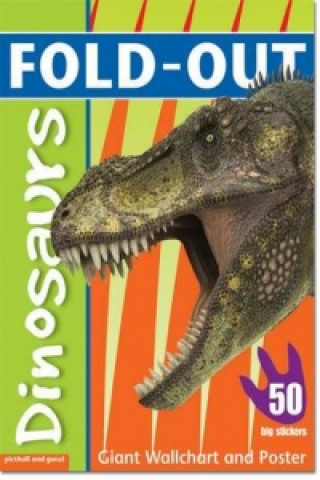 Fold-Out Poster Sticker Book: Dinosaurs