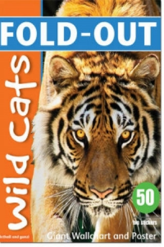 Fold-Out Poster Sticker Book: Wild Cats