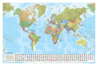 World Political Marco Polo Wall Map