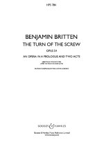 Turn of the Screw Op54 Stsc Clth