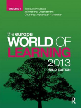 Europa World of Learning 2013