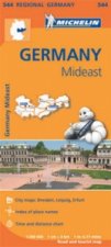 Germany Mideast - Michelin Regional Map 544