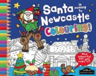 Santa is Coming to Newcastle Colouring