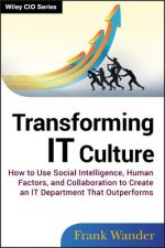 Transforming IT Culture - How to Use Social Intelligence, Human Factors, and Collaboration to Create an IT Department That Outperforms