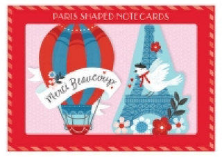 Paris Shaped Notecards