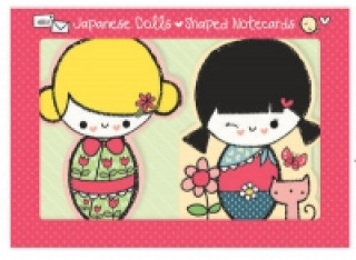 Japanese Dolls Shaped Notecards
