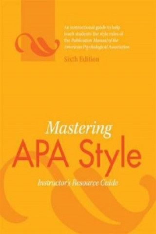 Mastering APA Style