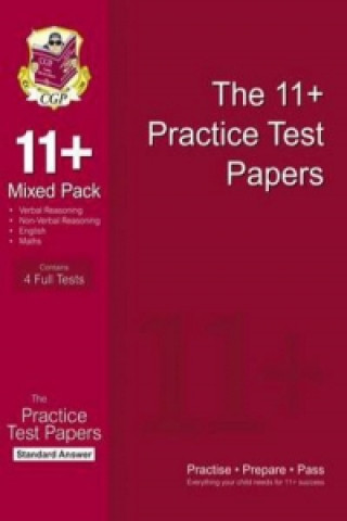 11+ Practice Test Papers Mixed Pack: Standard Answers (for GL & Other Test Providers)