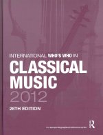 International Who's Who in Classical/Popular Music Set 2012