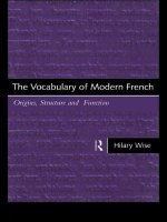 Vocabulary of Modern French