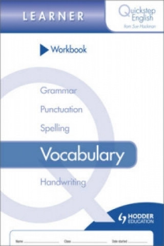 Quickstep English Workbook Vocabulary Learner Level