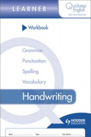 Quickstep English Workbook Handwriting Learner Stage